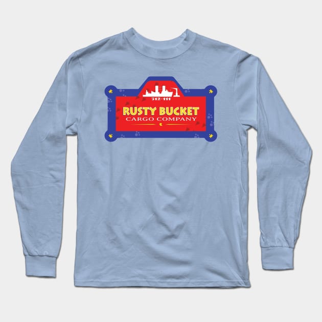 Rusty Bucket Cargo Co. Long Sleeve T-Shirt by DinsFireDesigns